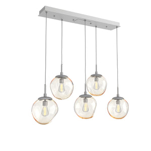 Hammerton Studio - PLB0062-05-CS-A-C01-E2 - Five Light Pendant - Aster - Classic Silver