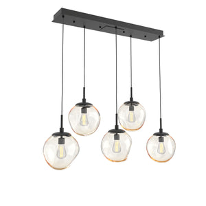 Hammerton Studio - PLB0062-05-MB-A-C01-E2 - Five Light Pendant - Aster - Matte Black