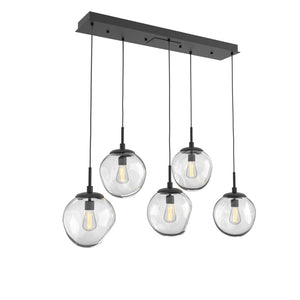 Hammerton Studio - PLB0062-05-MB-C-C01-E2 - Five Light Pendant - Aster - Matte Black
