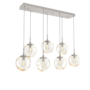 Hammerton Studio - PLB0062-07-BS-A-C01-E2 - Seven Light Pendant - Aster - Beige Silver