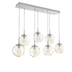 Hammerton Studio - PLB0062-07-CS-A-C01-E2 - Seven Light Pendant - Aster - Classic Silver