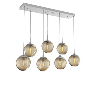 Hammerton Studio - PLB0062-07-CS-B-C01-E2 - Seven Light Pendant - Aster - Classic Silver