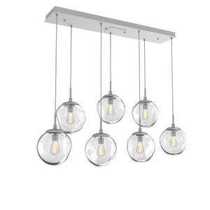 Hammerton Studio - PLB0062-07-CS-C-C01-E2 - Seven Light Pendant - Aster - Classic Silver