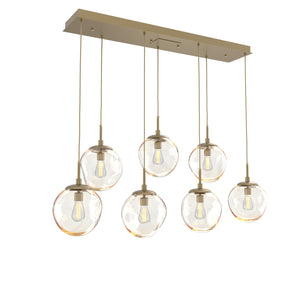 Hammerton Studio - PLB0062-07-GB-A-C01-E2 - Seven Light Pendant - Aster - Gilded Brass