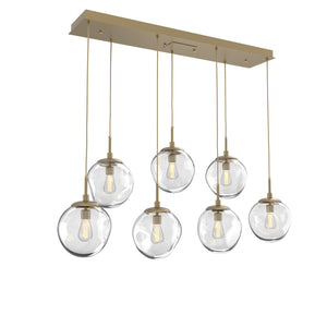 Hammerton Studio - PLB0062-07-GB-C-C01-E2 - Seven Light Pendant - Aster - Gilded Brass