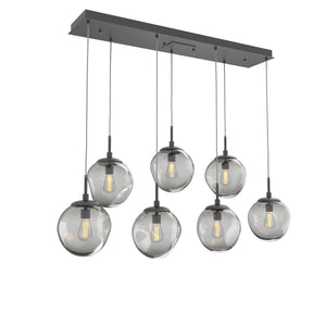Hammerton Studio - PLB0062-07-GP-S-C01-E2 - Seven Light Pendant - Aster - Graphite