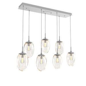 Hammerton Studio - PLB0063-07-CS-A-C01-E2 - Seven Light Pendant - Meteo - Classic Silver