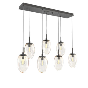 Hammerton Studio - PLB0063-07-GP-A-C01-E2 - Seven Light Pendant - Meteo - Graphite