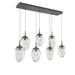 Hammerton Studio - PLB0063-07-GP-C-C01-E2 - Seven Light Pendant - Meteo - Graphite