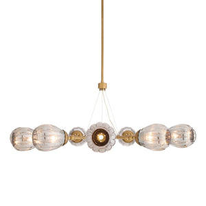 Arteriors - DLC38 - Nine Light Chandelier - Smyth - Smoke Luster