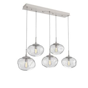 Hammerton Studio - PLB0064-05-BS-C-C01-E2 - Five Light Pendant - Nebula - Beige Silver
