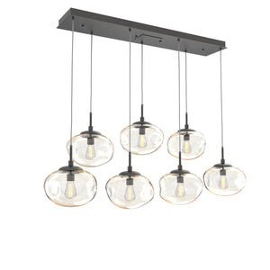 Hammerton Studio - PLB0064-07-GP-A-C01-E2 - Seven Light Pendant - Nebula - Graphite