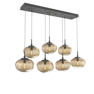 Hammerton Studio - PLB0064-07-GP-B-C01-E2 - Seven Light Pendant - Nebula - Graphite