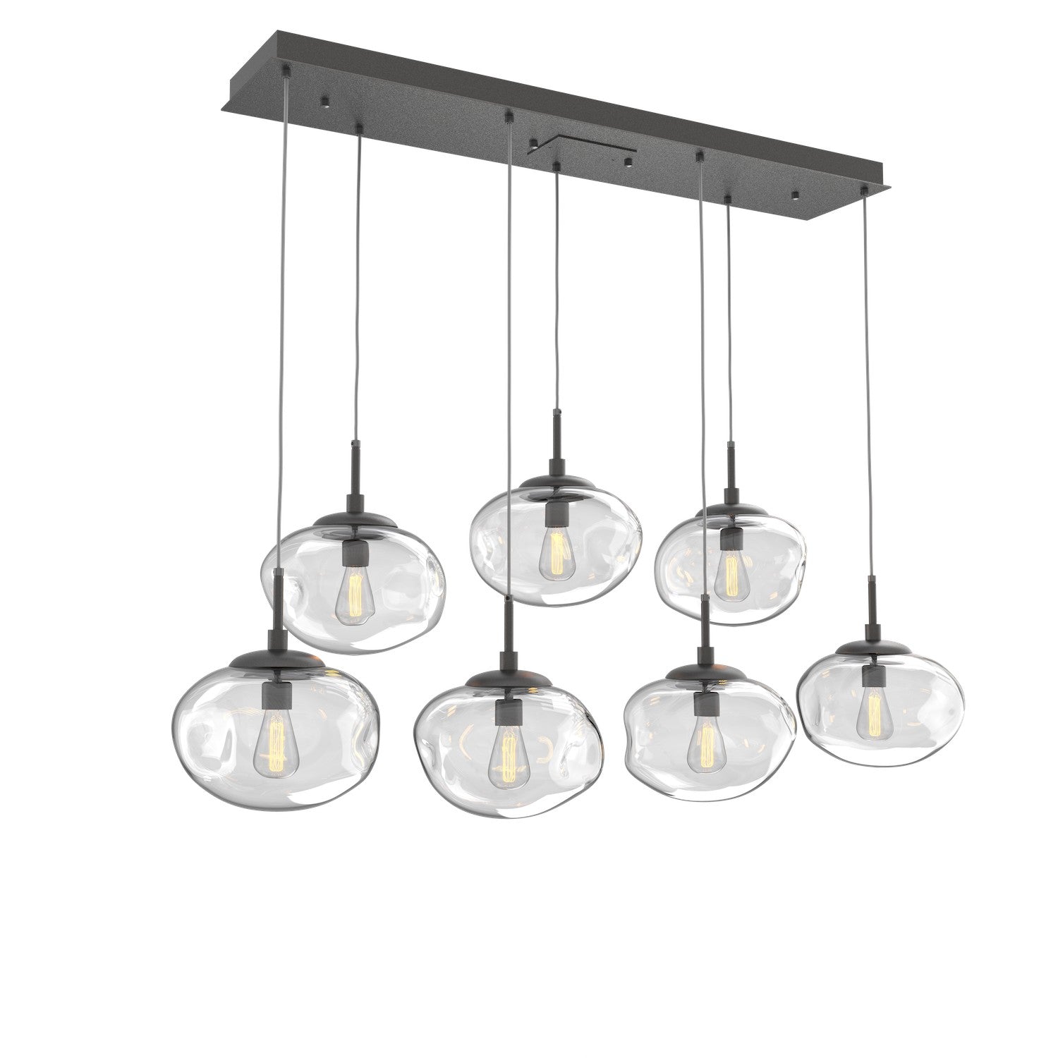 Hammerton Studio - PLB0064-07-GP-C-C01-E2 - Seven Light Pendant - Nebula - Graphite