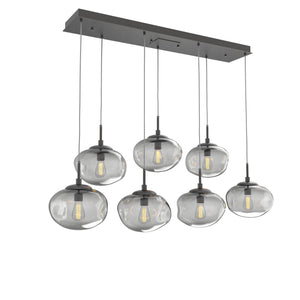 Hammerton Studio - PLB0064-07-GP-S-C01-E2 - Seven Light Pendant - Nebula - Graphite