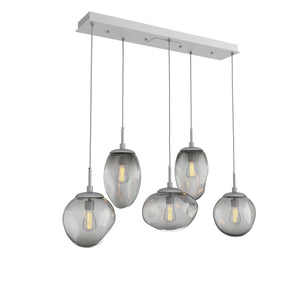 Hammerton Studio - PLB0065-05-CS-S-C01-E2 - Five Light Pendant - Cosmos - Classic Silver