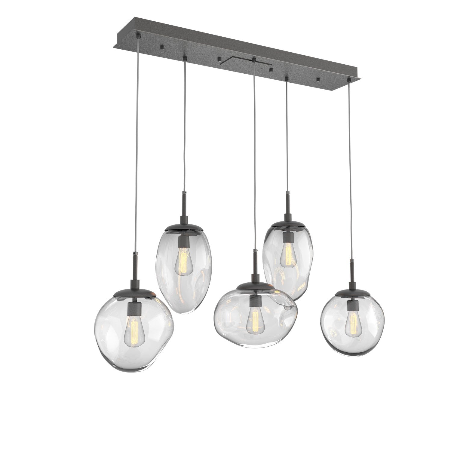 Hammerton Studio - PLB0065-05-GP-C-C01-E2 - Five Light Pendant - Cosmos - Graphite
