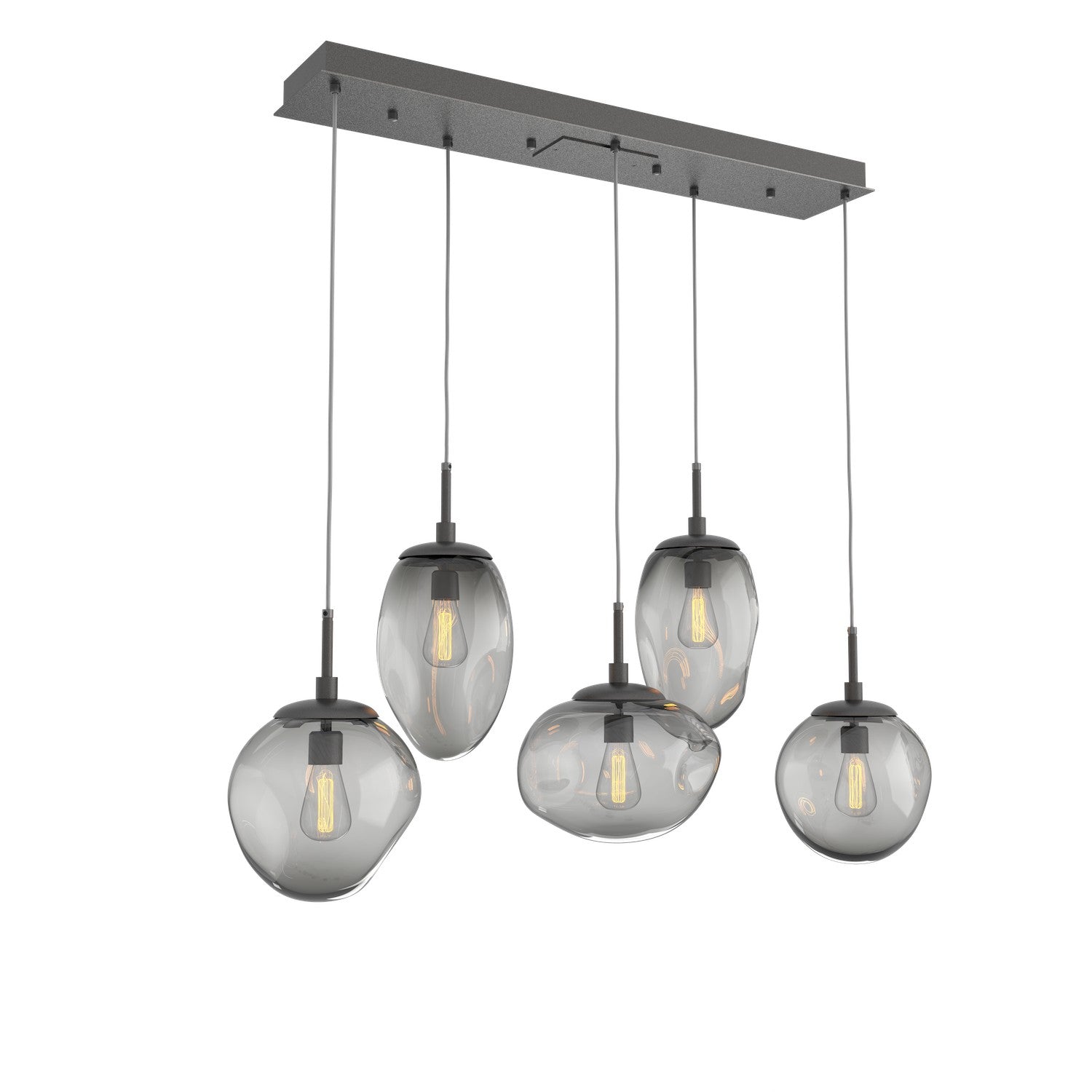 Hammerton Studio - PLB0065-05-GP-S-C01-E2 - Five Light Pendant - Cosmos - Graphite
