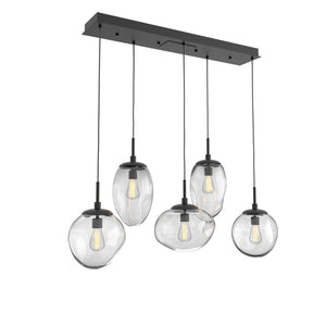 Hammerton Studio - PLB0065-05-MB-C-C01-E2 - Five Light Pendant - Cosmos - Matte Black