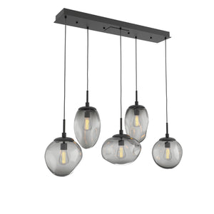 Hammerton Studio - PLB0065-05-MB-S-C01-E2 - Five Light Pendant - Cosmos - Matte Black