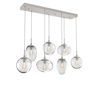 Hammerton Studio - PLB0065-07-BS-C-C01-E2 - Seven Light Pendant - Cosmos - Beige Silver