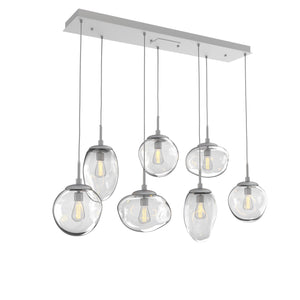 Hammerton Studio - PLB0065-07-CS-C-C01-E2 - Seven Light Pendant - Cosmos - Classic Silver
