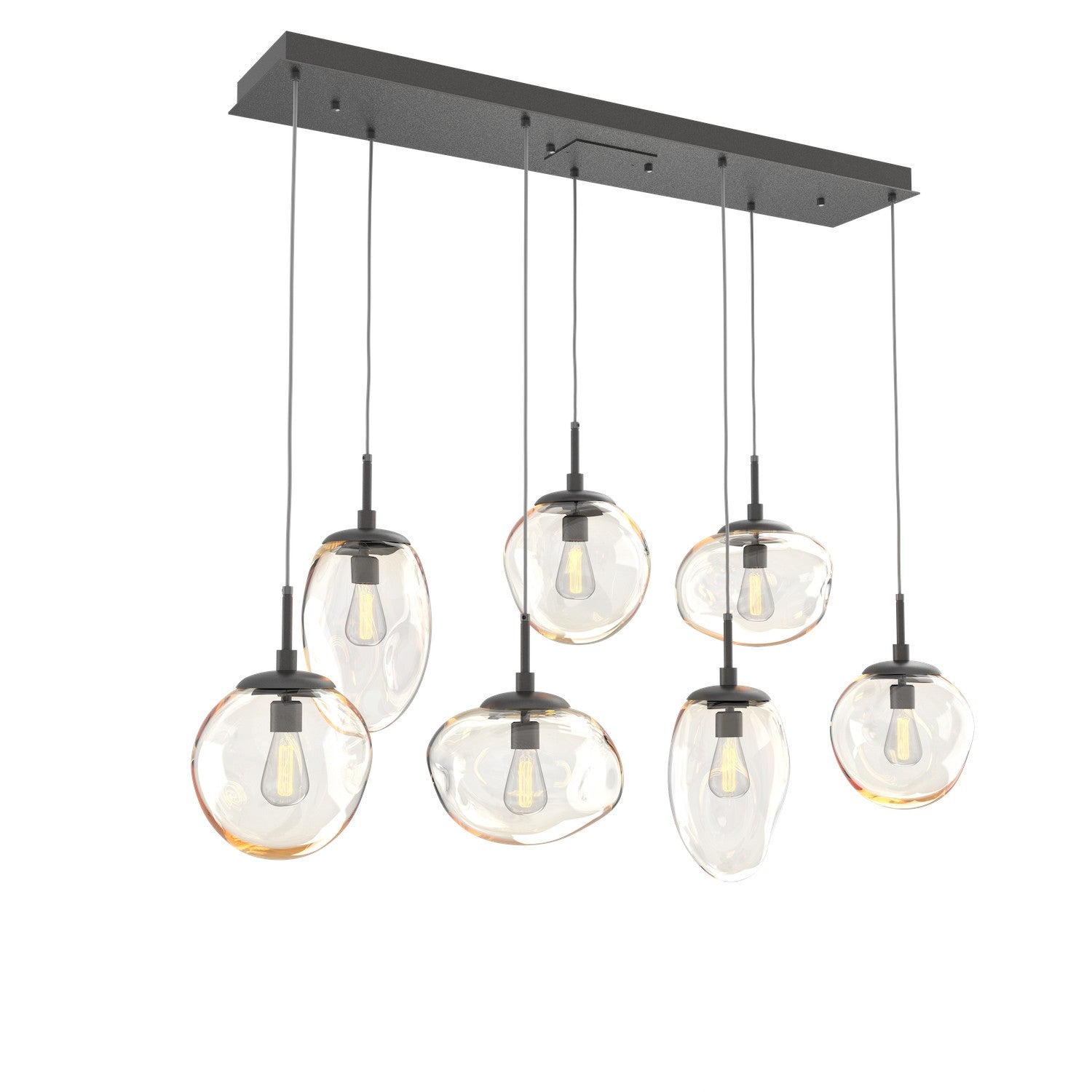 Hammerton Studio - PLB0065-07-GP-A-C01-E2 - Seven Light Pendant - Cosmos - Graphite