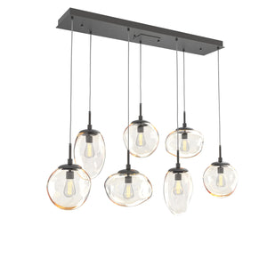 Hammerton Studio - PLB0065-07-GP-A-C01-E2 - Seven Light Pendant - Cosmos - Graphite