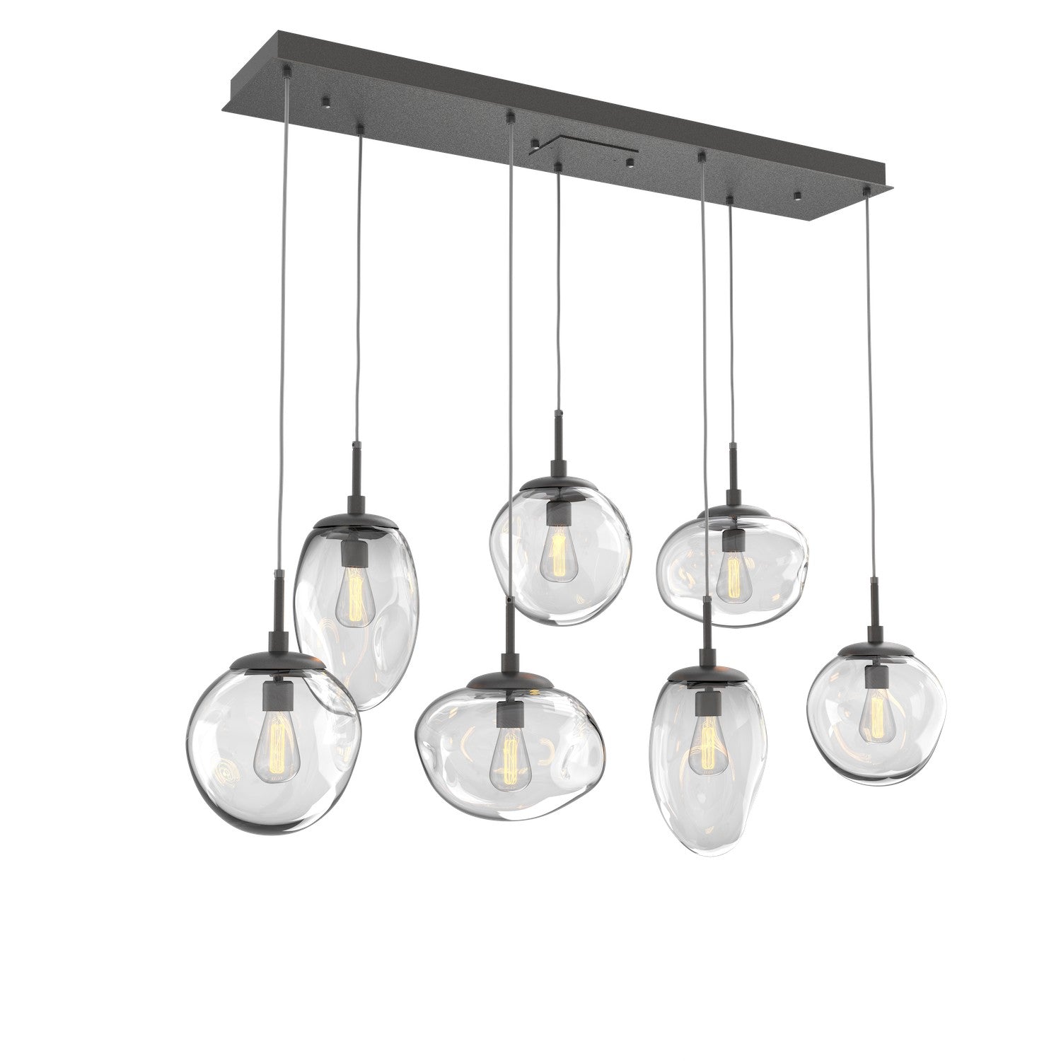 Hammerton Studio - PLB0065-07-GP-C-C01-E2 - Seven Light Pendant - Cosmos - Graphite