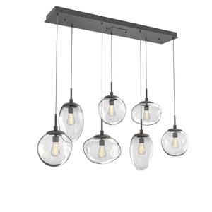 Hammerton Studio - PLB0065-07-GP-C-C01-E2 - Seven Light Pendant - Cosmos - Graphite