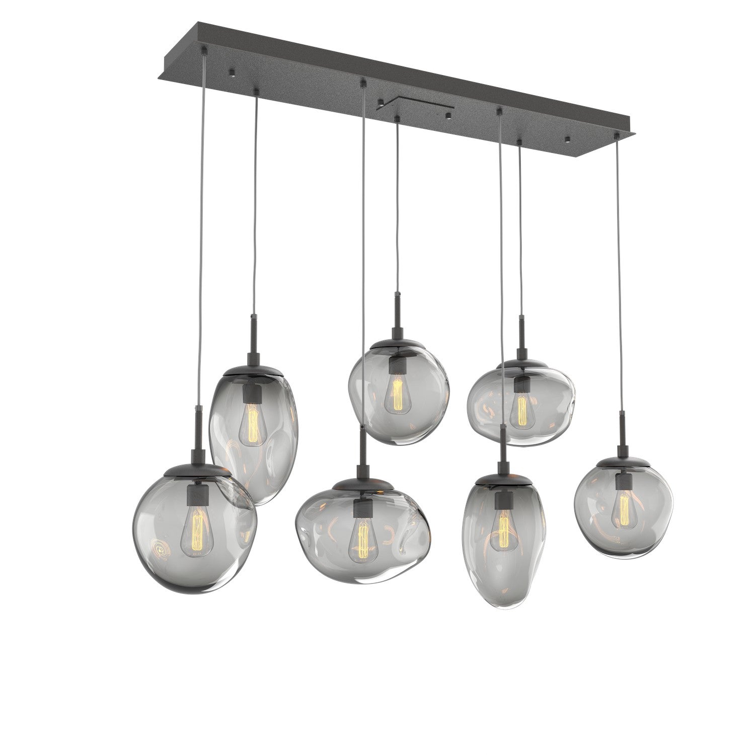 Hammerton Studio - PLB0065-07-GP-S-C01-E2 - Seven Light Pendant - Cosmos - Graphite