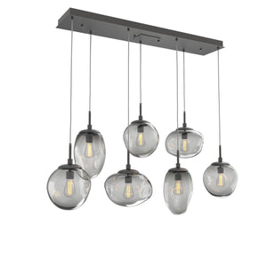 Hammerton Studio - PLB0065-07-GP-S-C01-E2 - Seven Light Pendant - Cosmos - Graphite