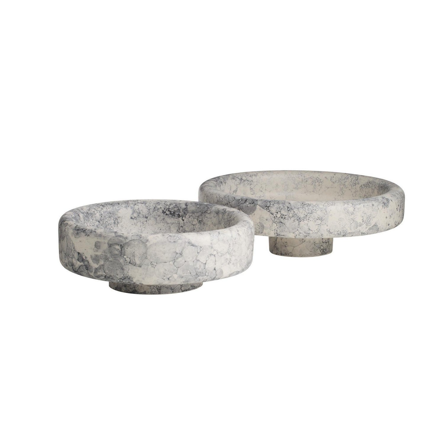 Arteriors - ATE04 - Centerpieces, Set of 2 - Izzy - Thundercloud