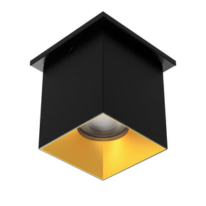 W.A.C. Lighting - C4ST-NCS-BKGL - LED Flush Mount - Zoron - Black/Gold