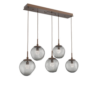 Hammerton Studio - PLB0066-05-BB-FS-C01-L1 - LED Pendant - Aster - Burnished Bronze