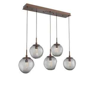 Hammerton Studio - PLB0066-05-BB-GS-C01-L1 - LED Pendant - Aster - Burnished Bronze