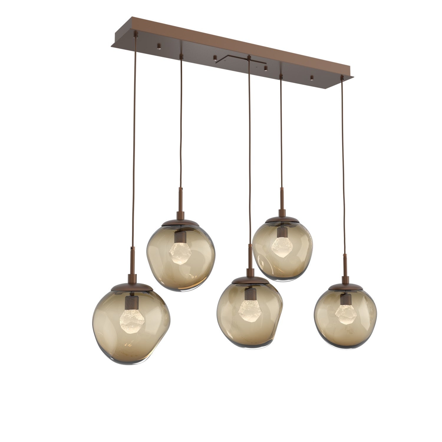 Hammerton Studio - PLB0066-05-BB-ZB-C01-L3 - LED Pendant - Aster - Burnished Bronze