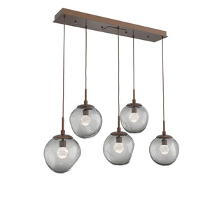 Hammerton Studio - PLB0066-05-BB-ZS-C01-L3 - LED Pendant - Aster - Burnished Bronze