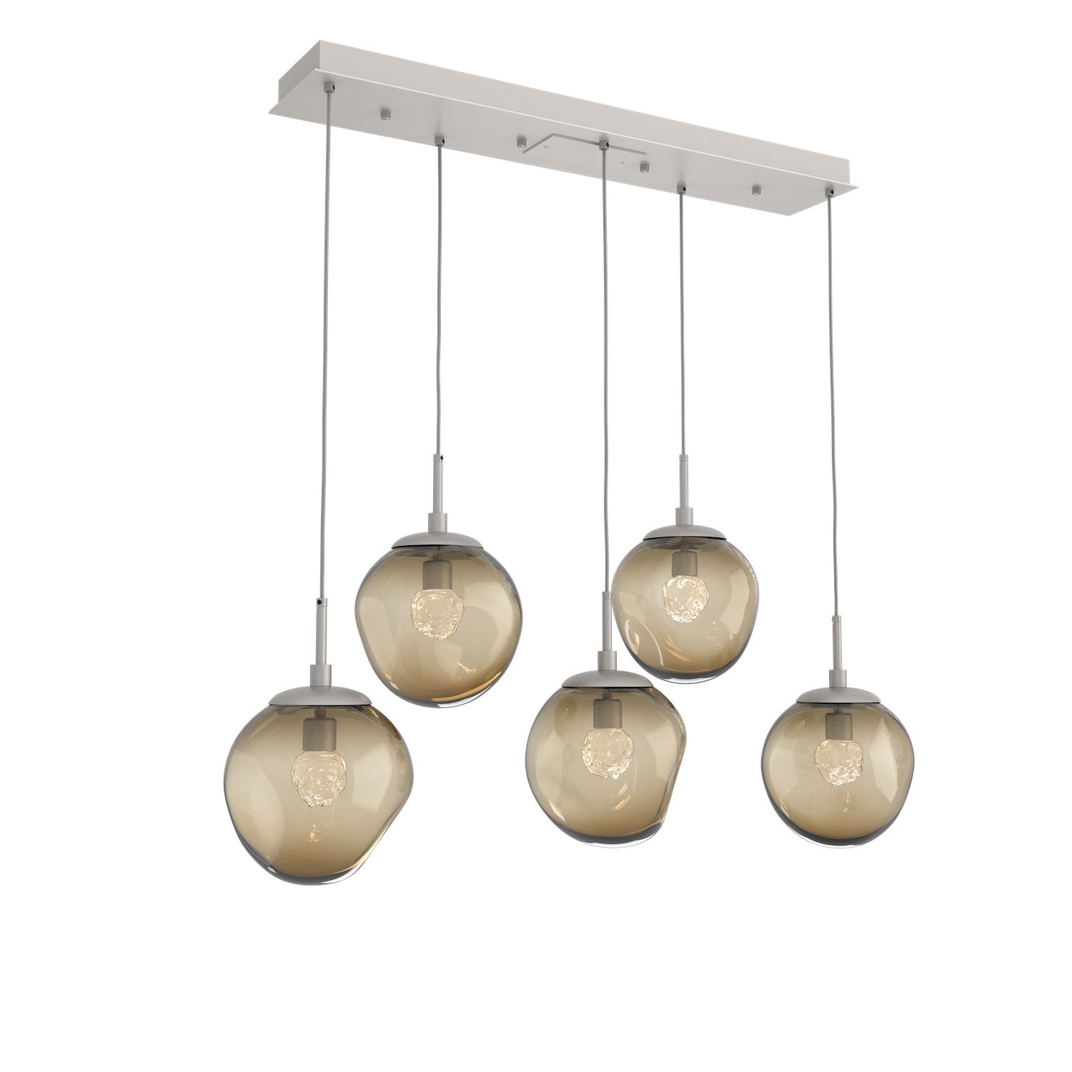 Hammerton Studio - PLB0066-05-BS-FB-C01-L1 - LED Pendant - Aster - Beige Silver