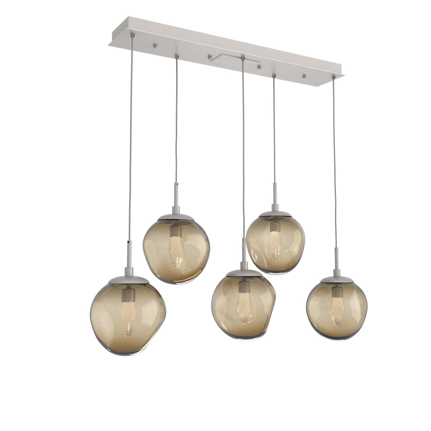 Hammerton Studio - PLB0066-05-BS-GB-C01-L3 - LED Pendant - Aster - Beige Silver