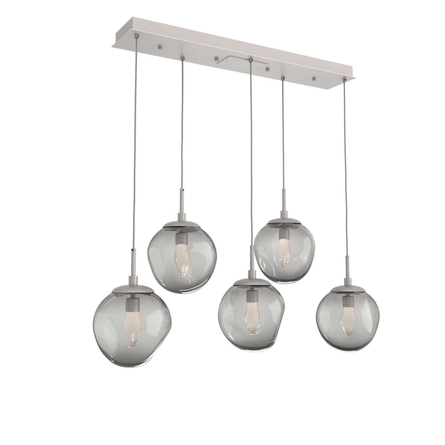 Hammerton Studio - PLB0066-05-BS-GS-C01-L1 - LED Pendant - Aster - Beige Silver