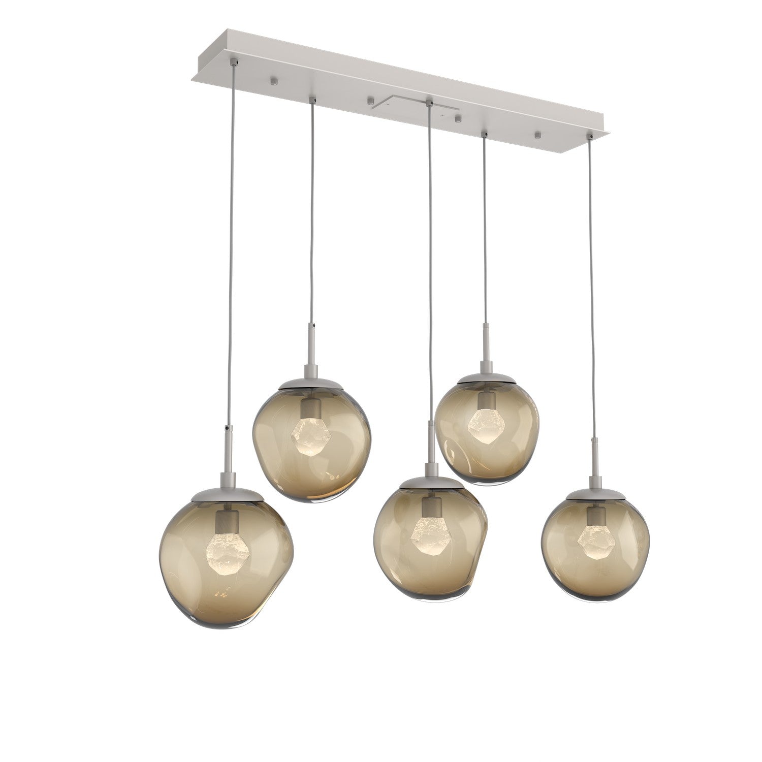 Hammerton Studio - PLB0066-05-BS-ZB-C01-L1 - LED Pendant - Aster - Beige Silver