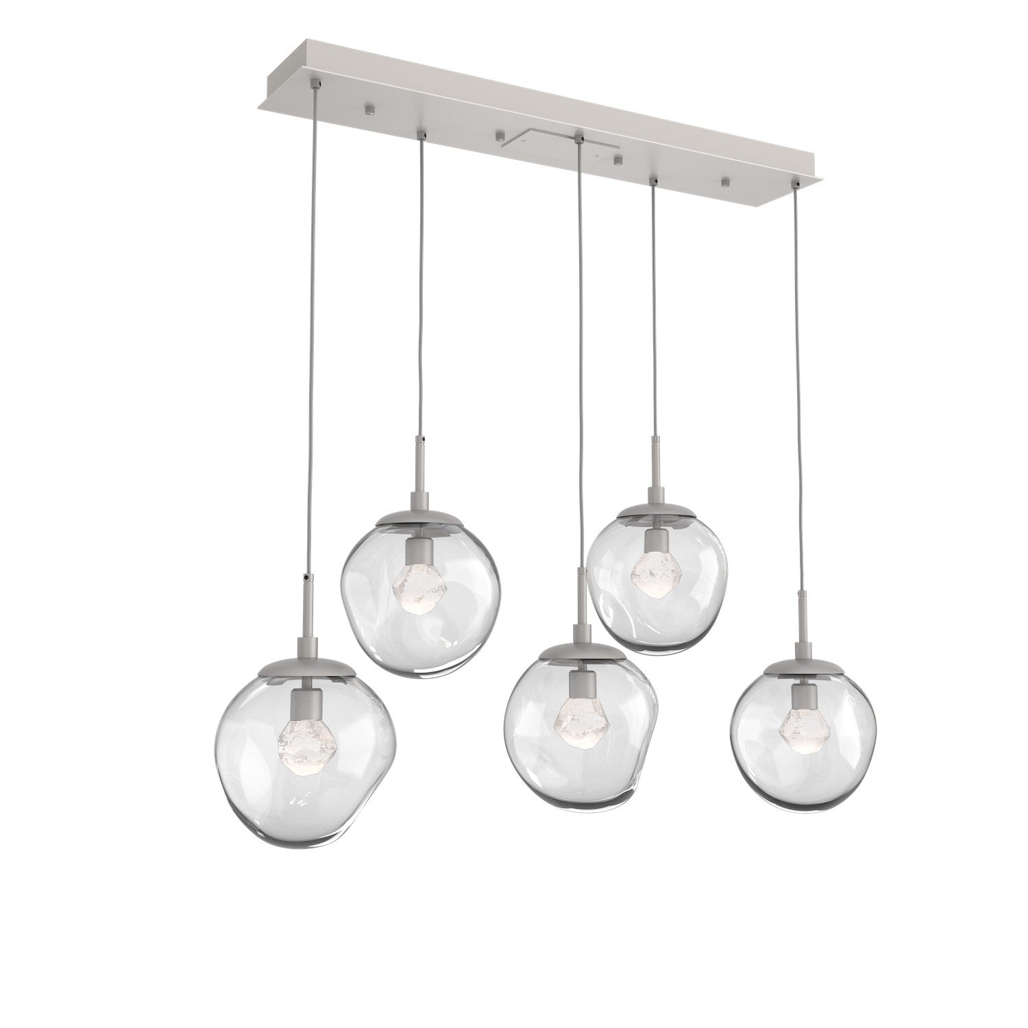 Hammerton Studio - PLB0066-05-BS-ZC-C01-L1 - LED Pendant - Aster - Beige Silver