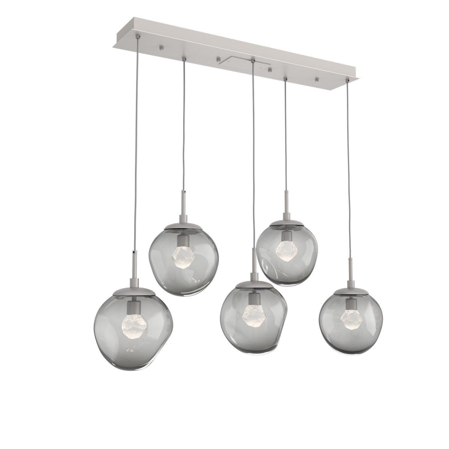 Hammerton Studio - PLB0066-05-BS-ZS-C01-L3 - LED Pendant - Aster - Beige Silver