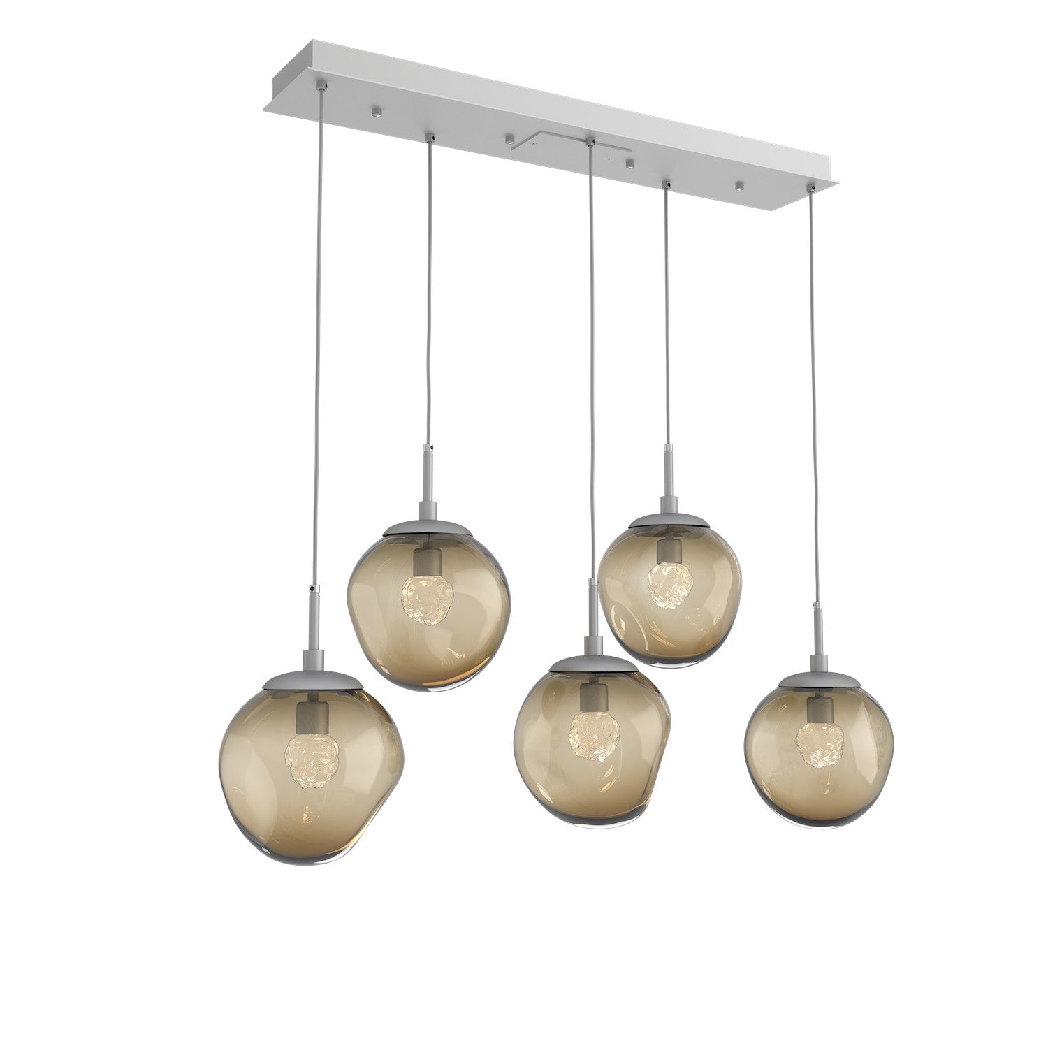 Hammerton Studio - PLB0066-05-CS-FB-C01-L3 - LED Pendant - Aster - Classic Silver