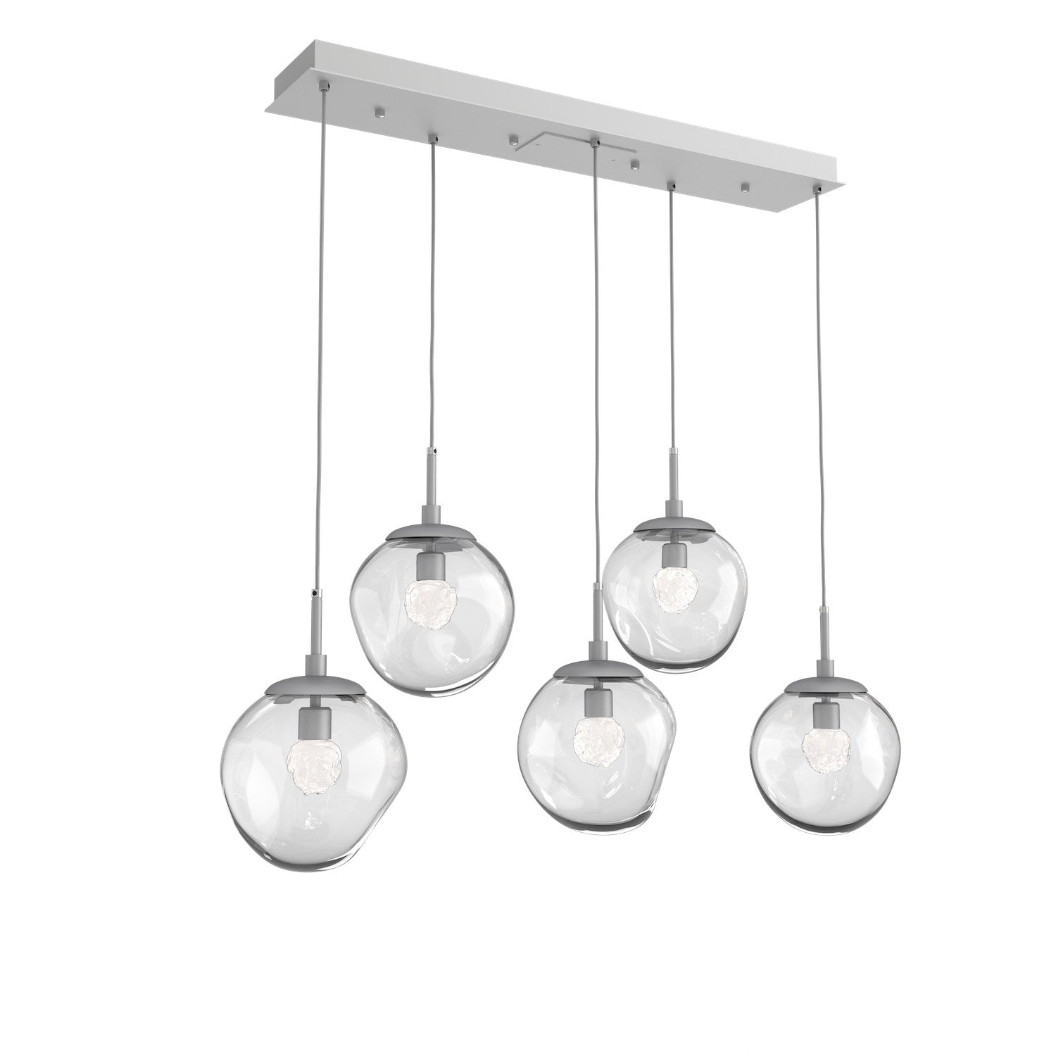 Hammerton Studio - PLB0066-05-CS-FC-C01-L1 - LED Pendant - Aster - Classic Silver