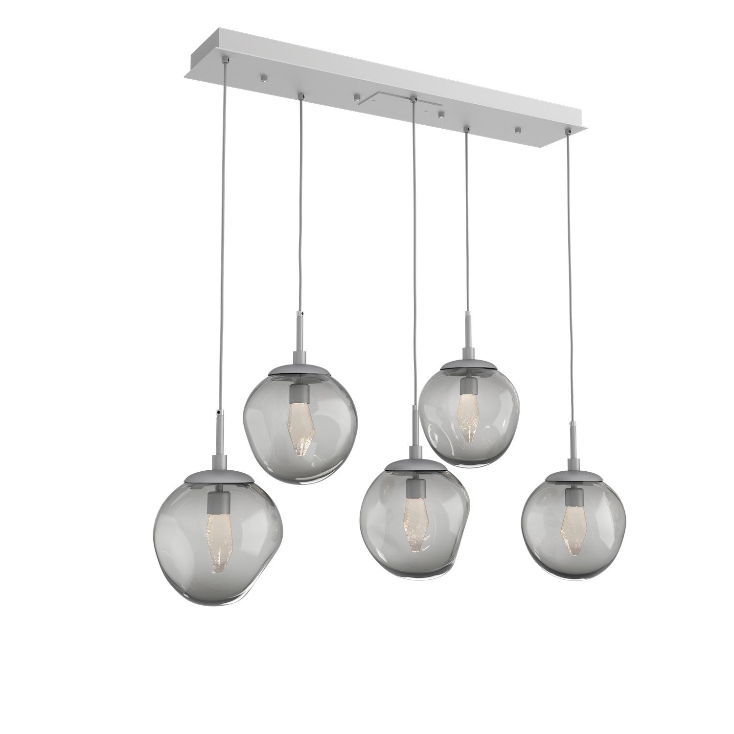 Hammerton Studio - PLB0066-05-CS-GS-C01-L1 - LED Pendant - Aster - Classic Silver