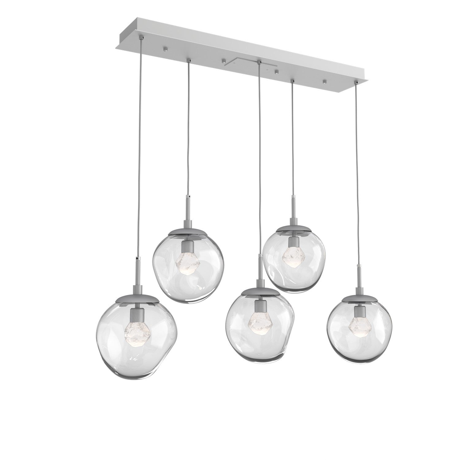 Hammerton Studio - PLB0066-05-CS-ZC-C01-L1 - LED Pendant - Aster - Classic Silver