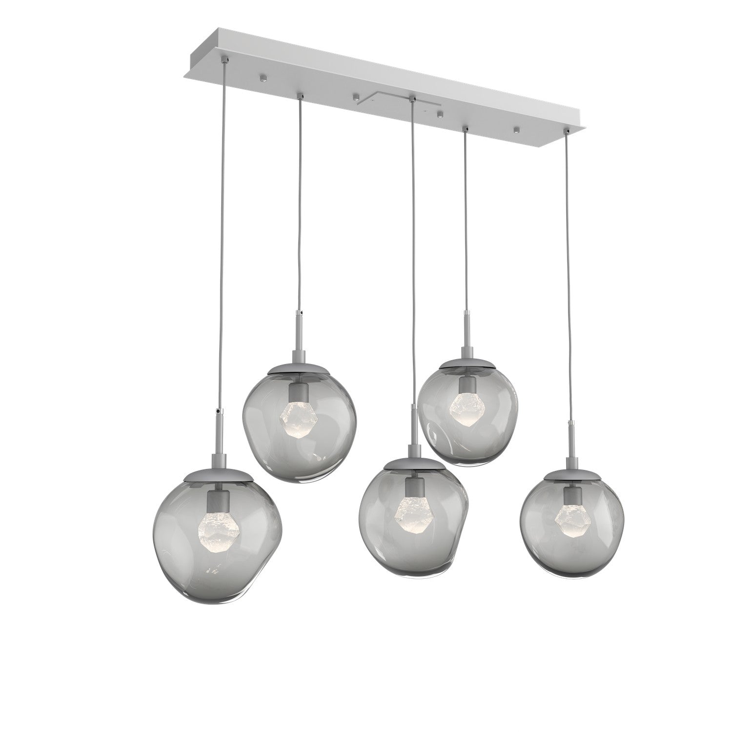 Hammerton Studio - PLB0066-05-CS-ZS-C01-L3 - LED Pendant - Aster - Classic Silver