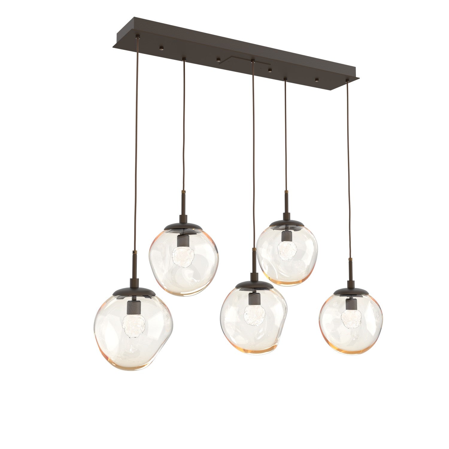 Hammerton Studio - PLB0066-05-FB-FA-C01-L1 - LED Pendant - Aster - Flat Bronze